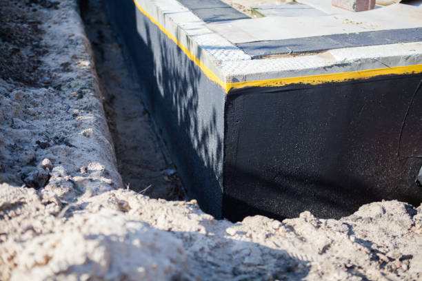 Residential Waterproofing installation at a Belleville, IL home by SJ Waterproofing Pros